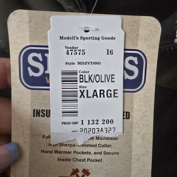 BNWT SMITH Insulated Colorblock Vest - Picture 5 of 8